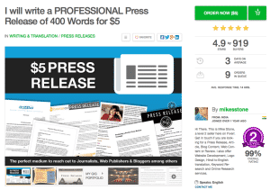 Cheap SEO Press Release